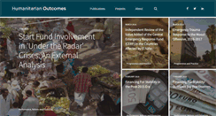 Desktop Screenshot of humanitarianoutcomes.org